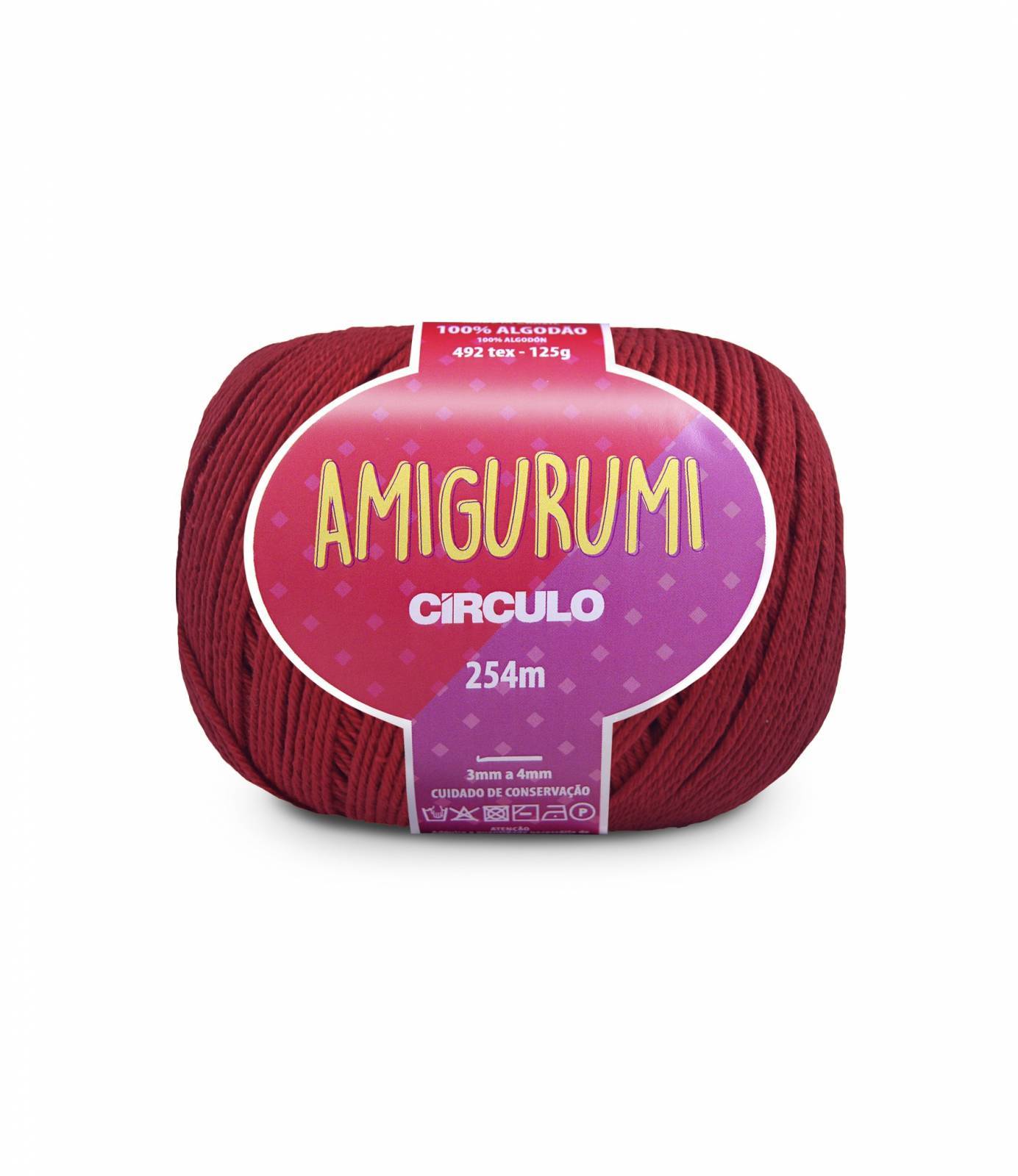Fio Amigurumi 3402 Vermelho Circulo