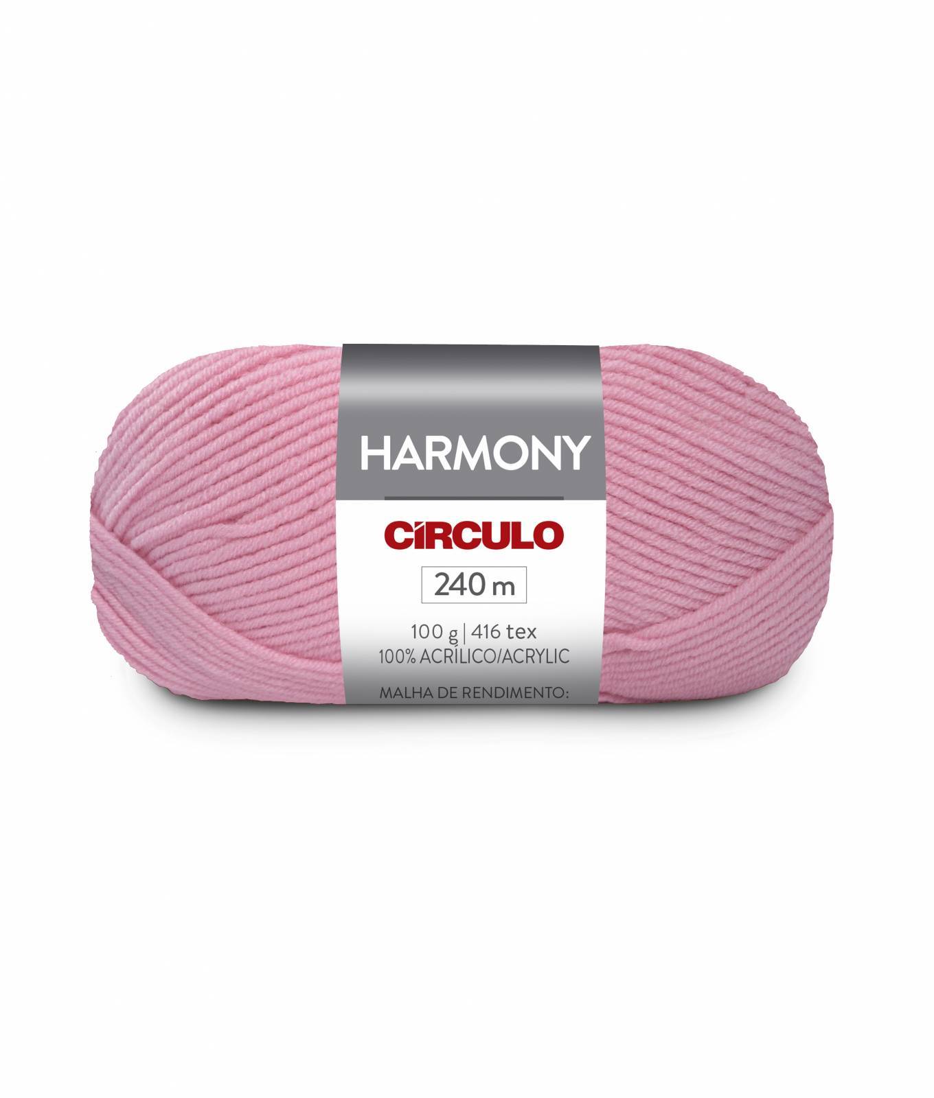 Lã Harmony cor 3161 Rosa Algodao