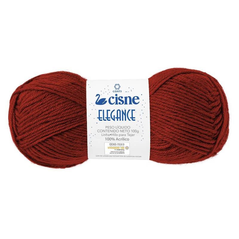 Lã Elegance cor 1175 Vermelho Opaco