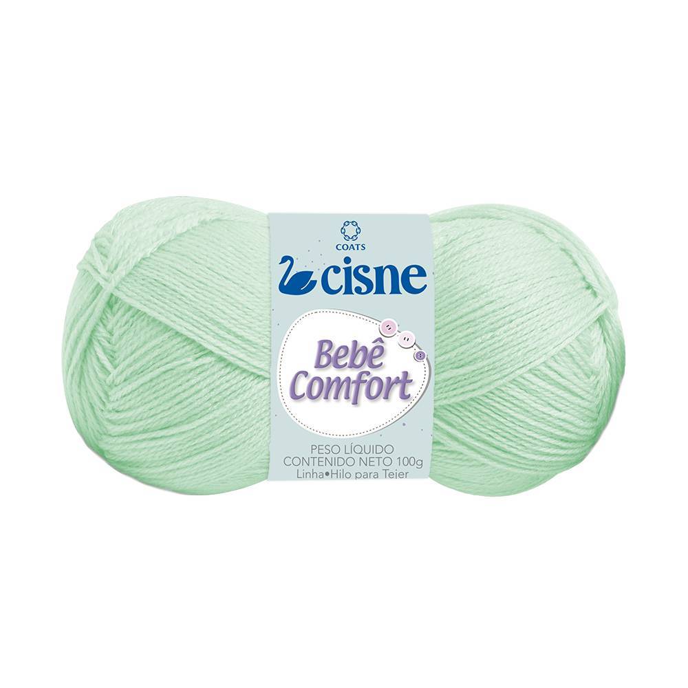 Lã Bebê Comfort cor 60 Verde Candy