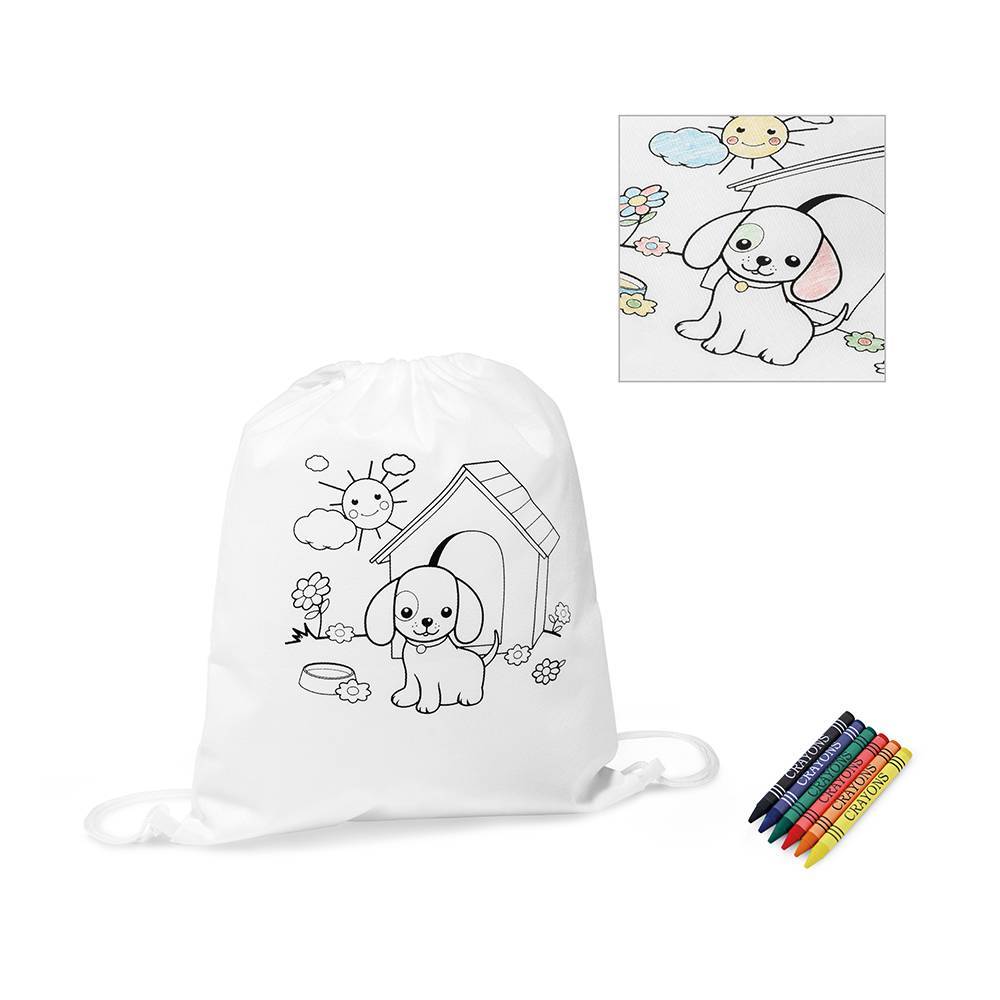 Sacola tipo mochila para colorir Baloo - Hygge Gifts - HYGGE GIFTS