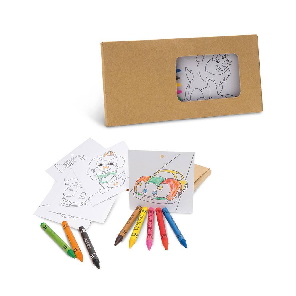 Kit para pintar em caixa de cartão - Jaguar - HYGGE GIFTS