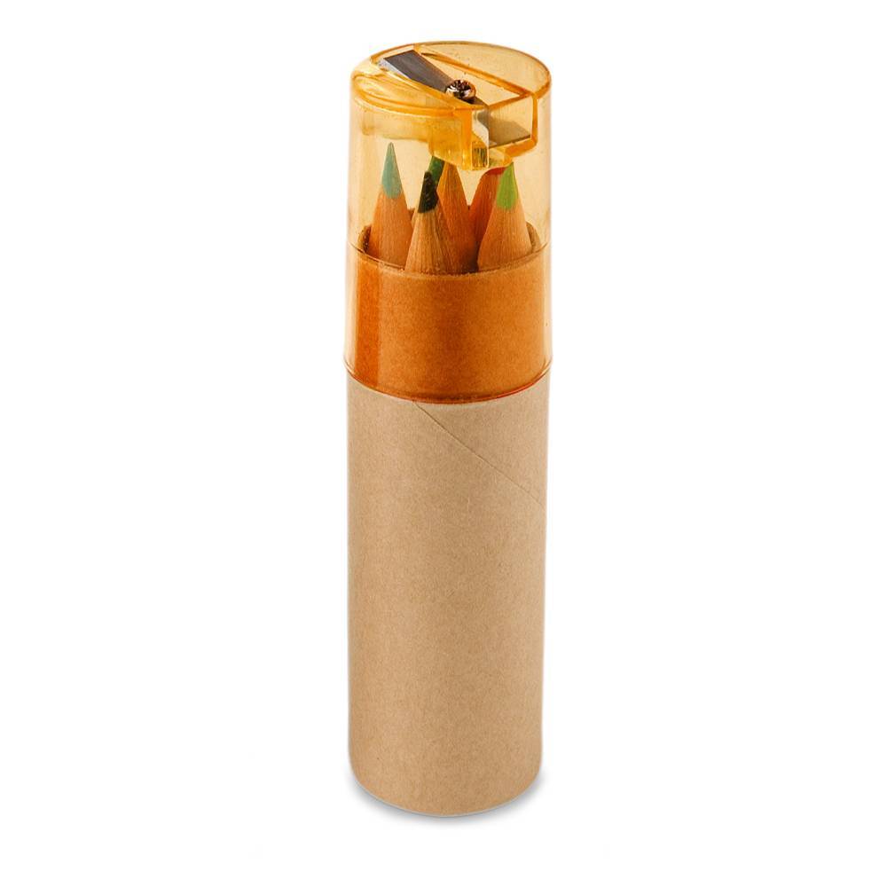 Mini lápis de cor Rols 6 cores - Hygge Gifts - HYGGE GIFTS