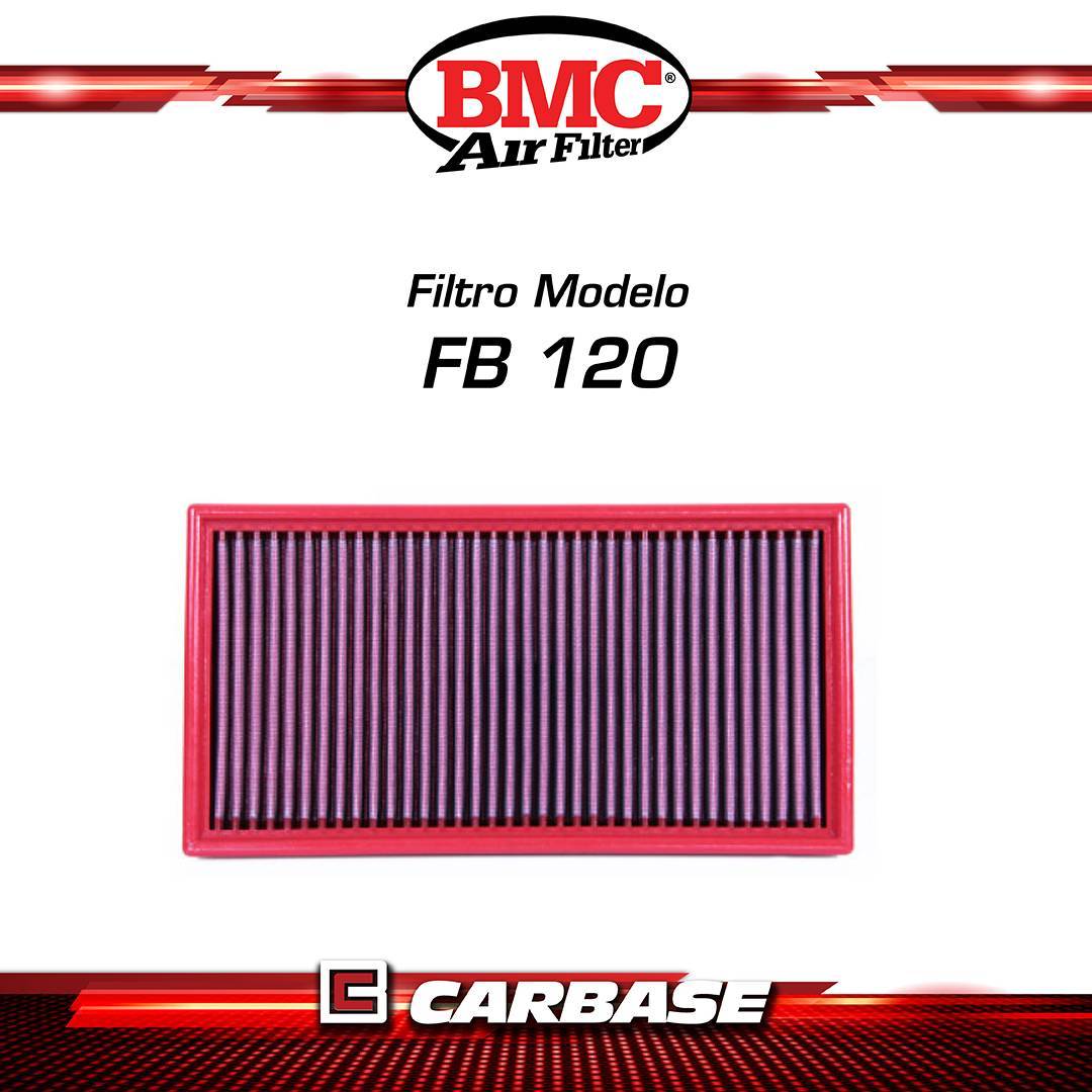 Filtro de ar esportivo BMC  para automóvel - Volvo V70 - código FB120/01 - Carbase Automotive Parts