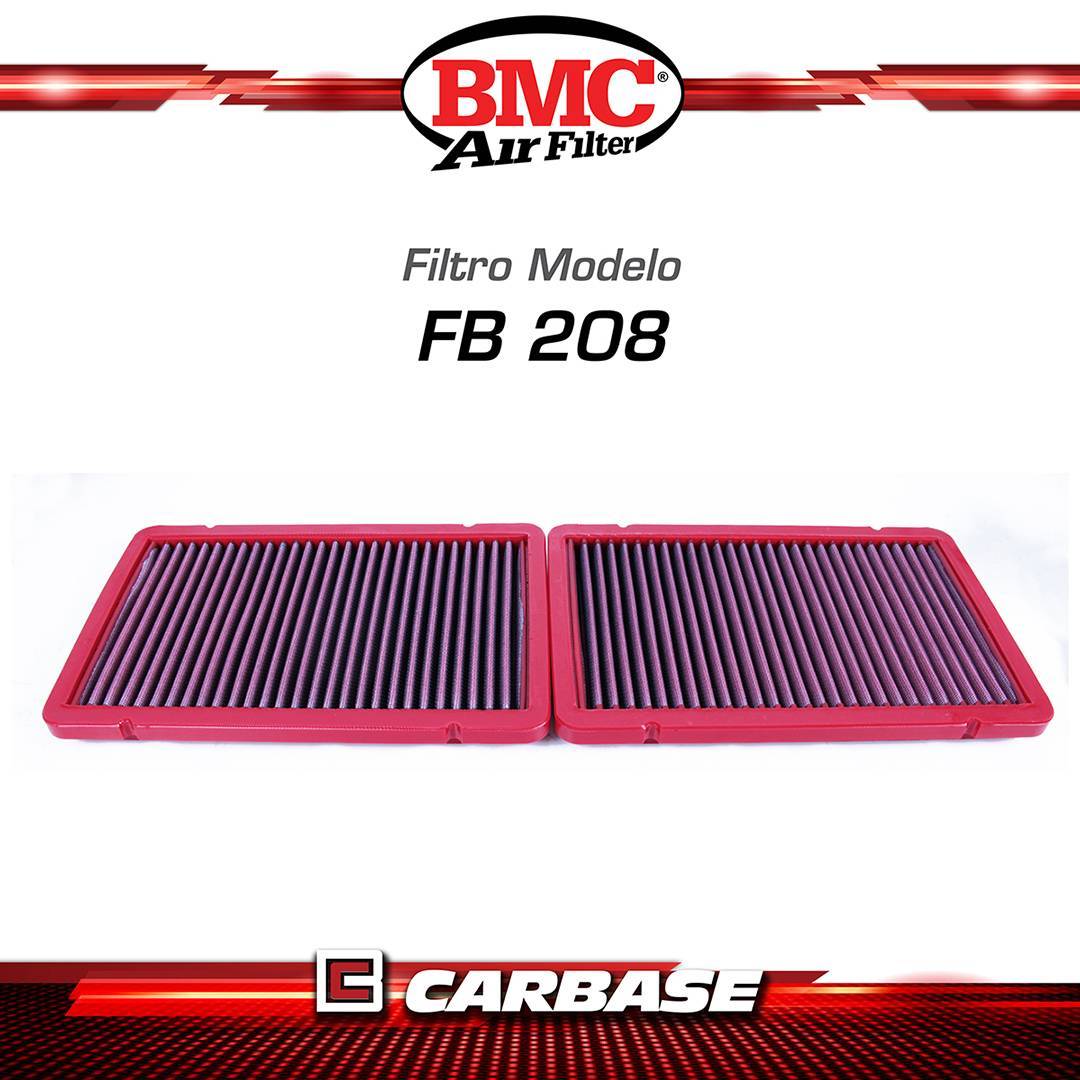 Filtro de ar esportivo BMC para automóvel - Ferrari 360 - código FB208/03