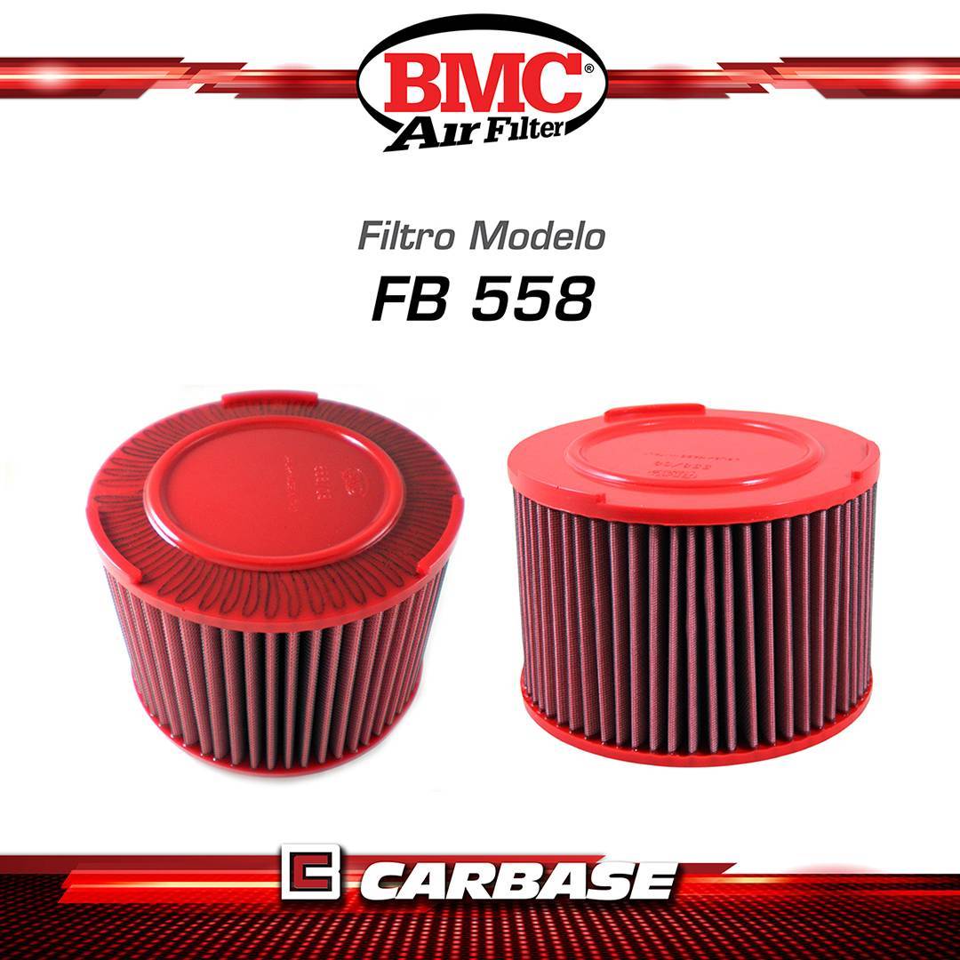 Filtro de ar esportivo BMC  para automóvel - Ford Ranger / Toyota Hilux - código FB558/08 - Carbase Automotive Parts