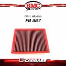 Filtro de ar esportivo BMC para automóvel - Fiat Palio/ Siena/ Weekend - código FB667/20