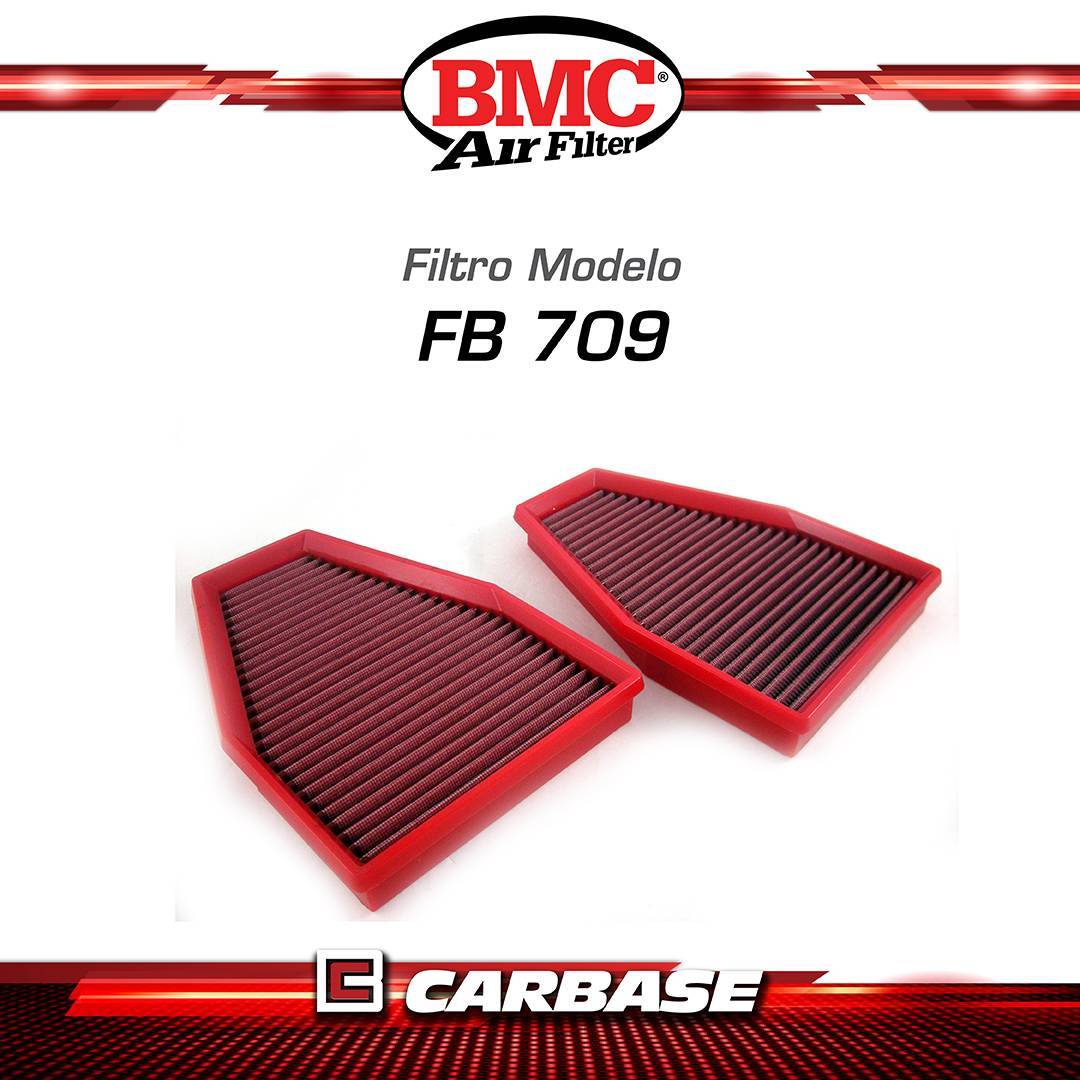 Filtro de ar esportivo BMC  para automóvel - Porsche 911 (991)/(991.2) - código FB709/01 - Carbase Automotive Parts