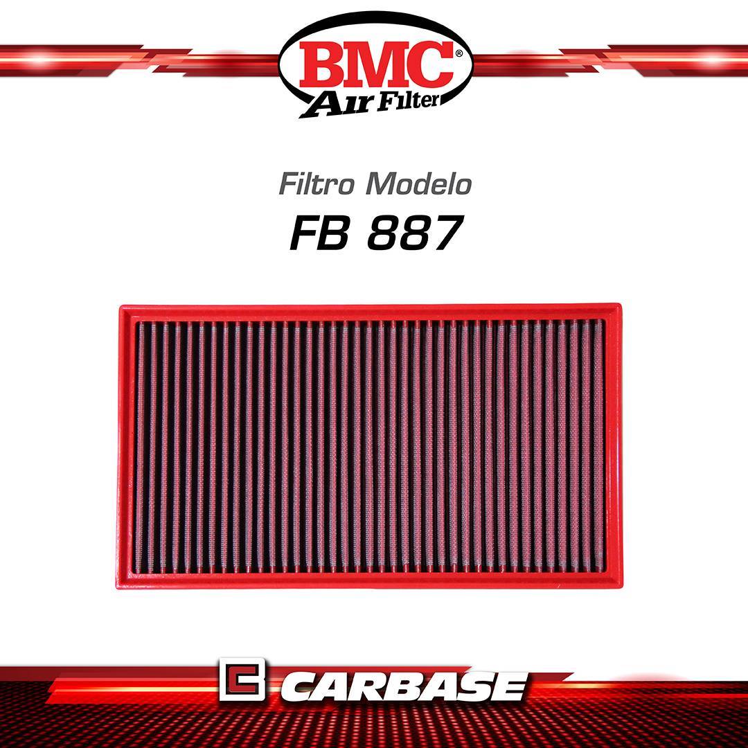 Filtro ar esportivo BMC RS3 (8V)/ RSQ3 (F3)/ TTS/ TTRS III (FV)/ Passat (3Gx) FB887/20