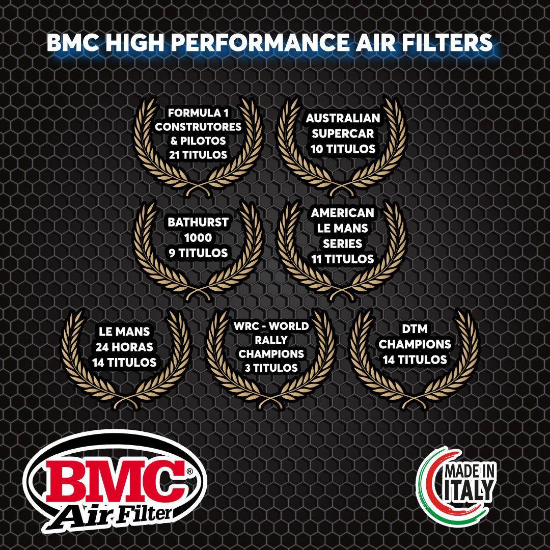 Filtro de ar esportivo BMC para automóvel - Audi RS6 (C8)/ RS7 (4K) - código FB01092