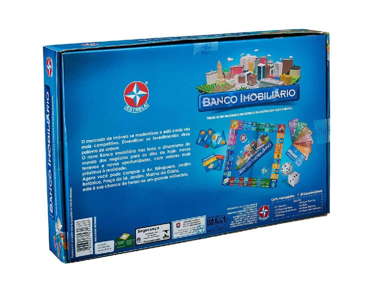 Jogo Banco Imobiliário Novo - Estrela