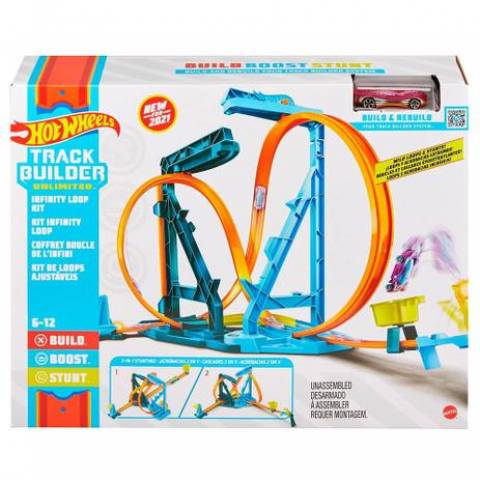 Pista Hot Wheels Loops Ajustáveis - Mattel