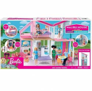 Playset - Barbie - Nova Casa De Férias Malibu - Colorida - Mattel