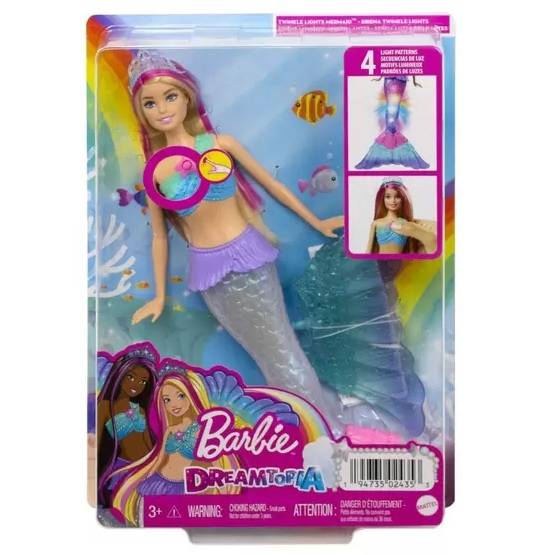 Boneca Barbie Sereia Dreamtopia Luzes E Brilhos - Mattel 