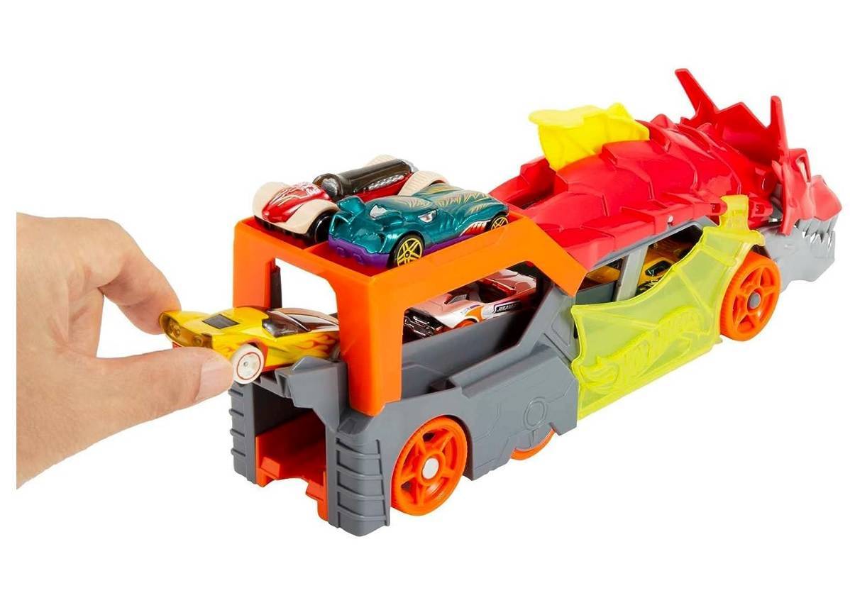 Hot Wheels Caminhão Reboque Dragão - Mattel