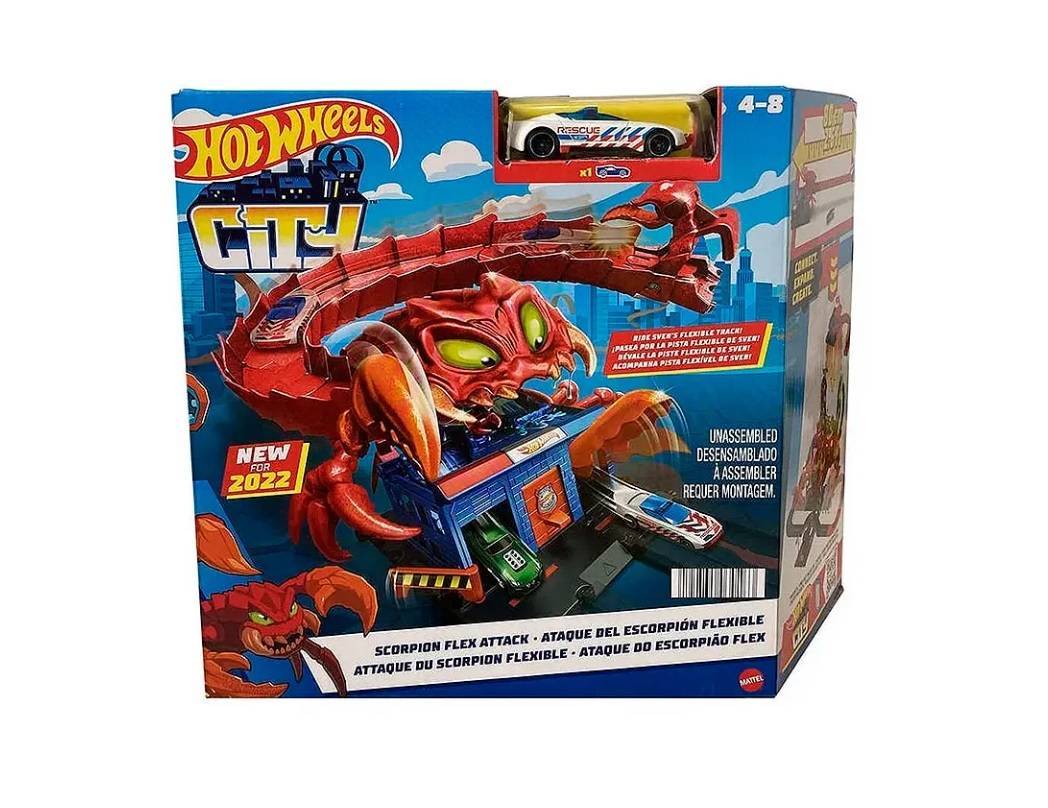 Pista Hot Wheels Ataque do Escorpião - Mattel