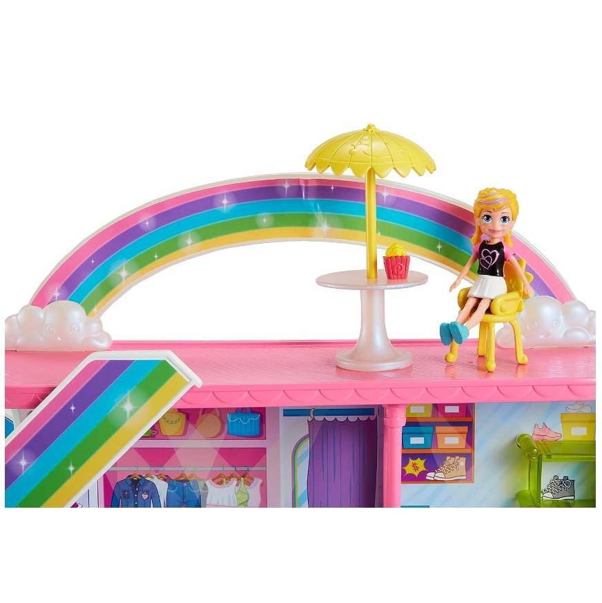 Polly Pocket Shopping Center Doces E Surpresas - Mattel