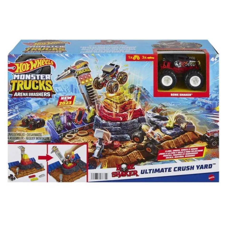 Pista Hot Wheels Monster Trucks Arena De Demolição - Mattel