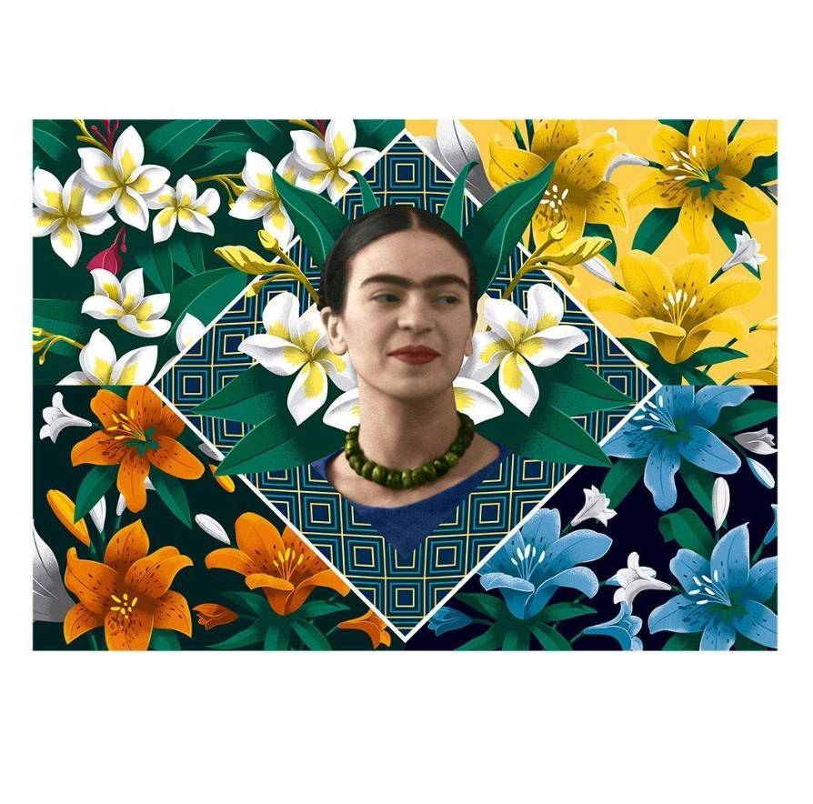 Quebra Cabeça Frida Kahlo 1000 Peças - Grow
