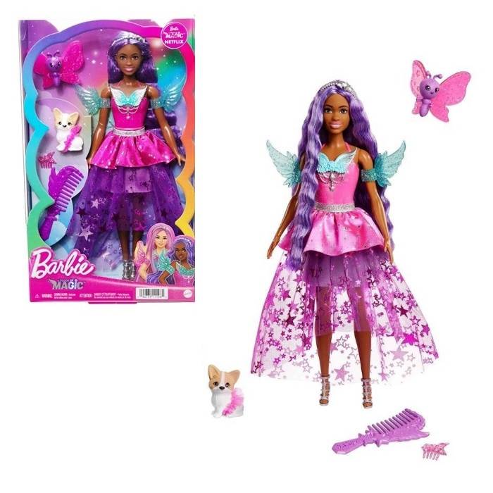 Barbie Um Toque de Magia Cabelo Roxo Mattel BRINKEDO LEGAL