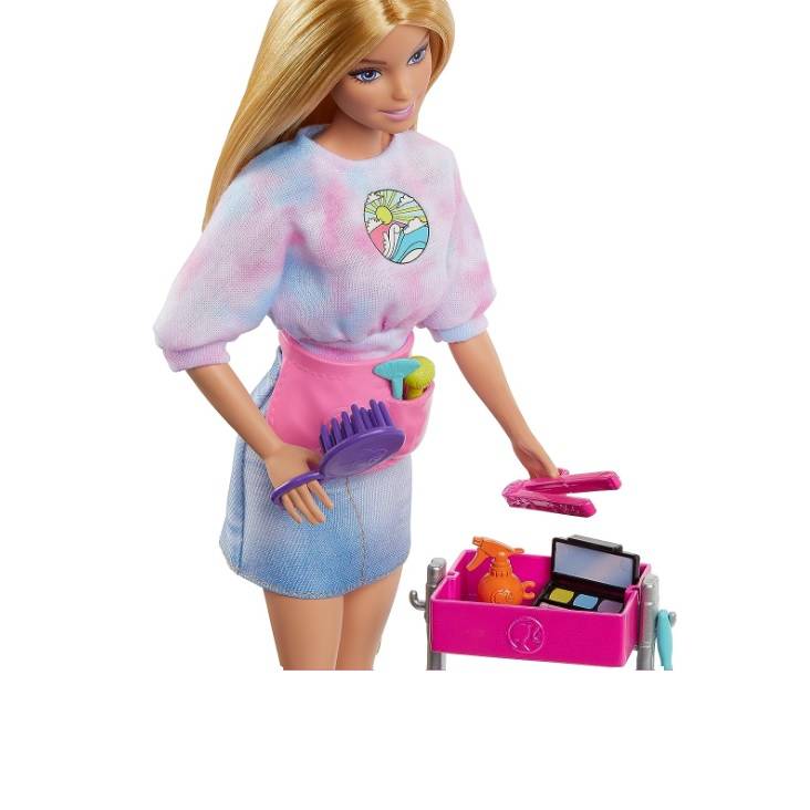 Barbie Malibu Estilista Cabelo E Maquiagem - Mattel