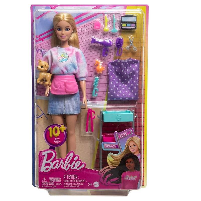 Barbie Malibu Estilista Cabelo E Maquiagem - Mattel