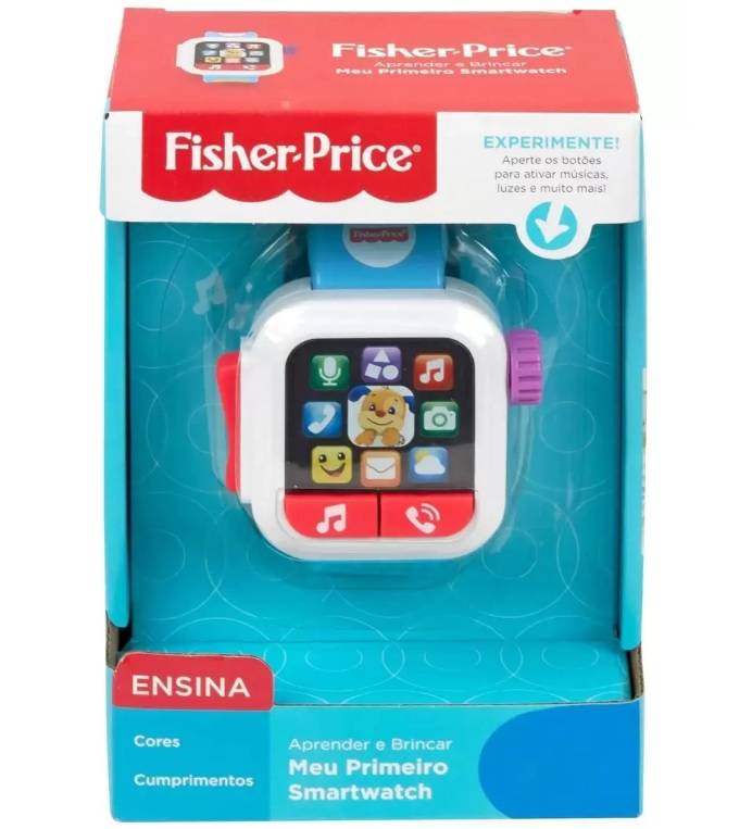 Meu Primeiro Smartwatch Aprender e Brincar - Fisher Price
