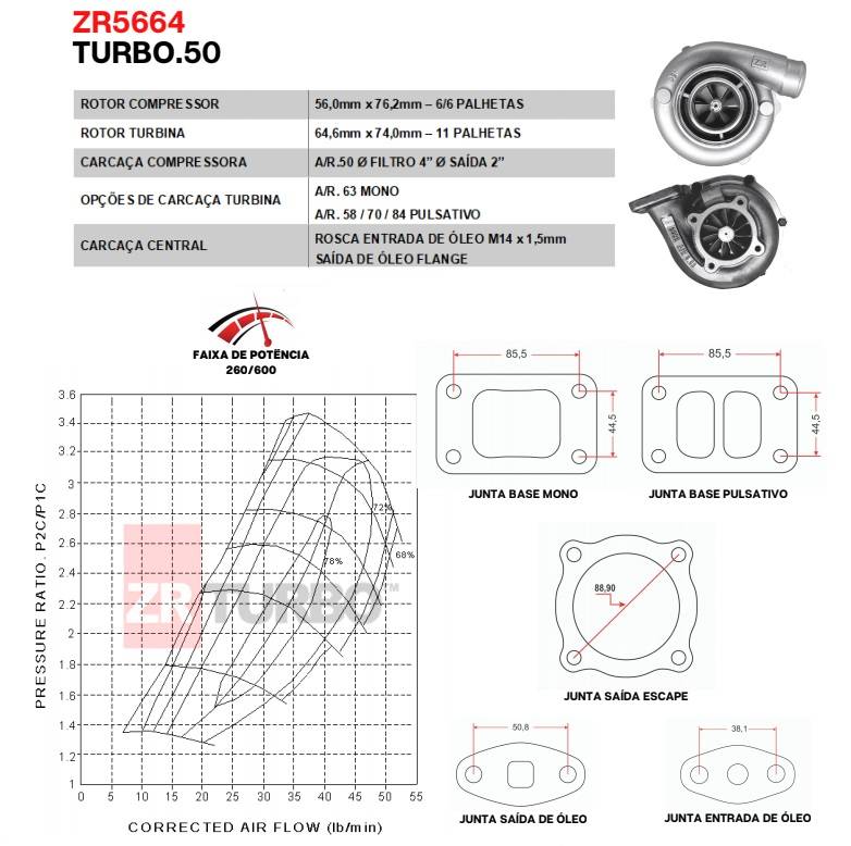 Turbina ZR .50 - ZR5664 - ITS Turbo
