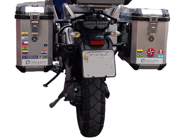 Par de Malas Laterais Retas 36/42 Litros para Yamaha Super Ténéré 1200 XTZ