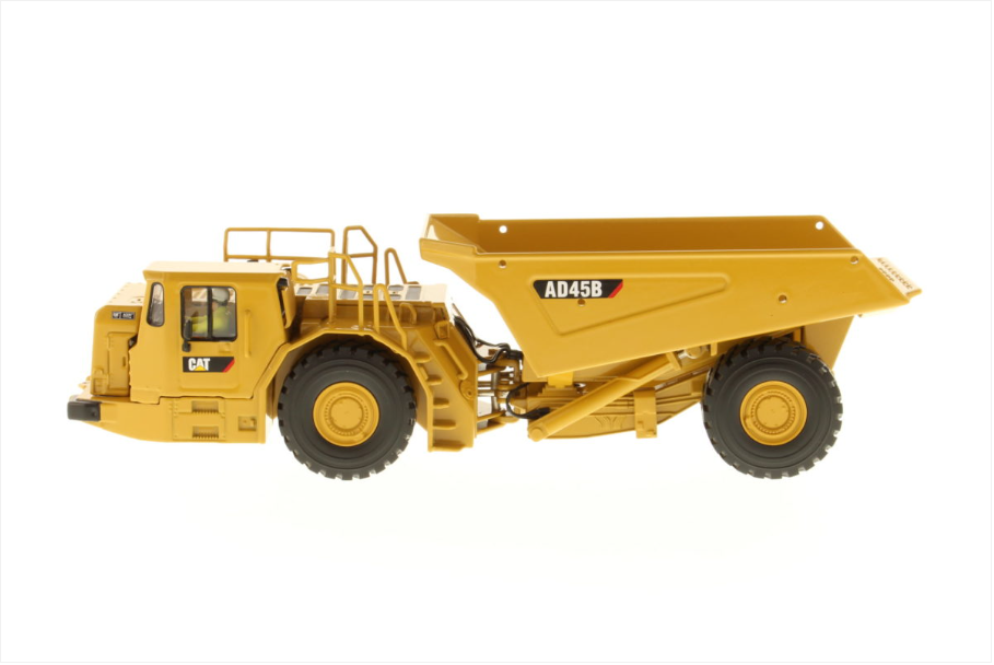 Miniatura Caminhão de Mineração Subterrâneo Caterpillar Modelo AD45B Escala 1:50 - 85191c