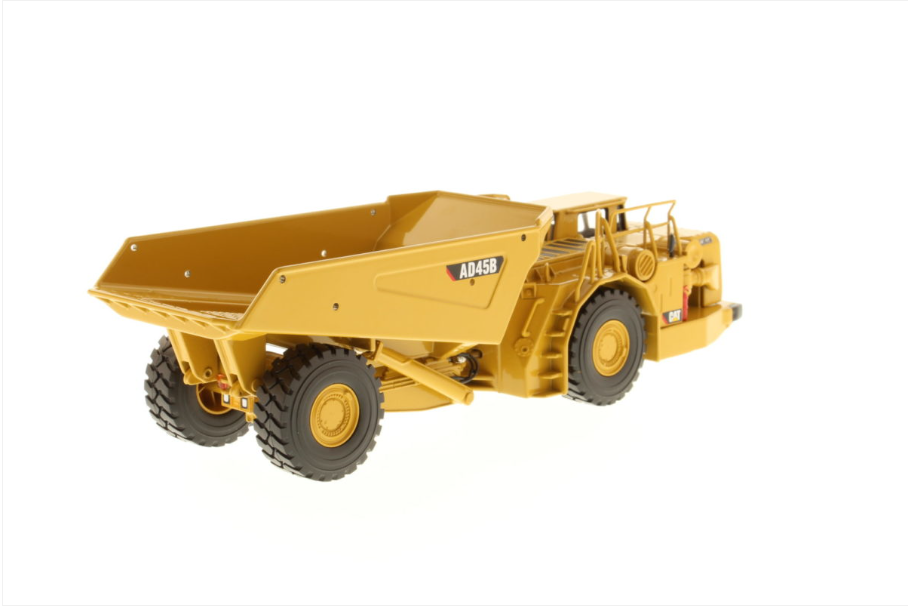 Miniatura Caminhão de Mineração Subterrâneo Caterpillar Modelo AD45B Escala 1:50 - 85191c