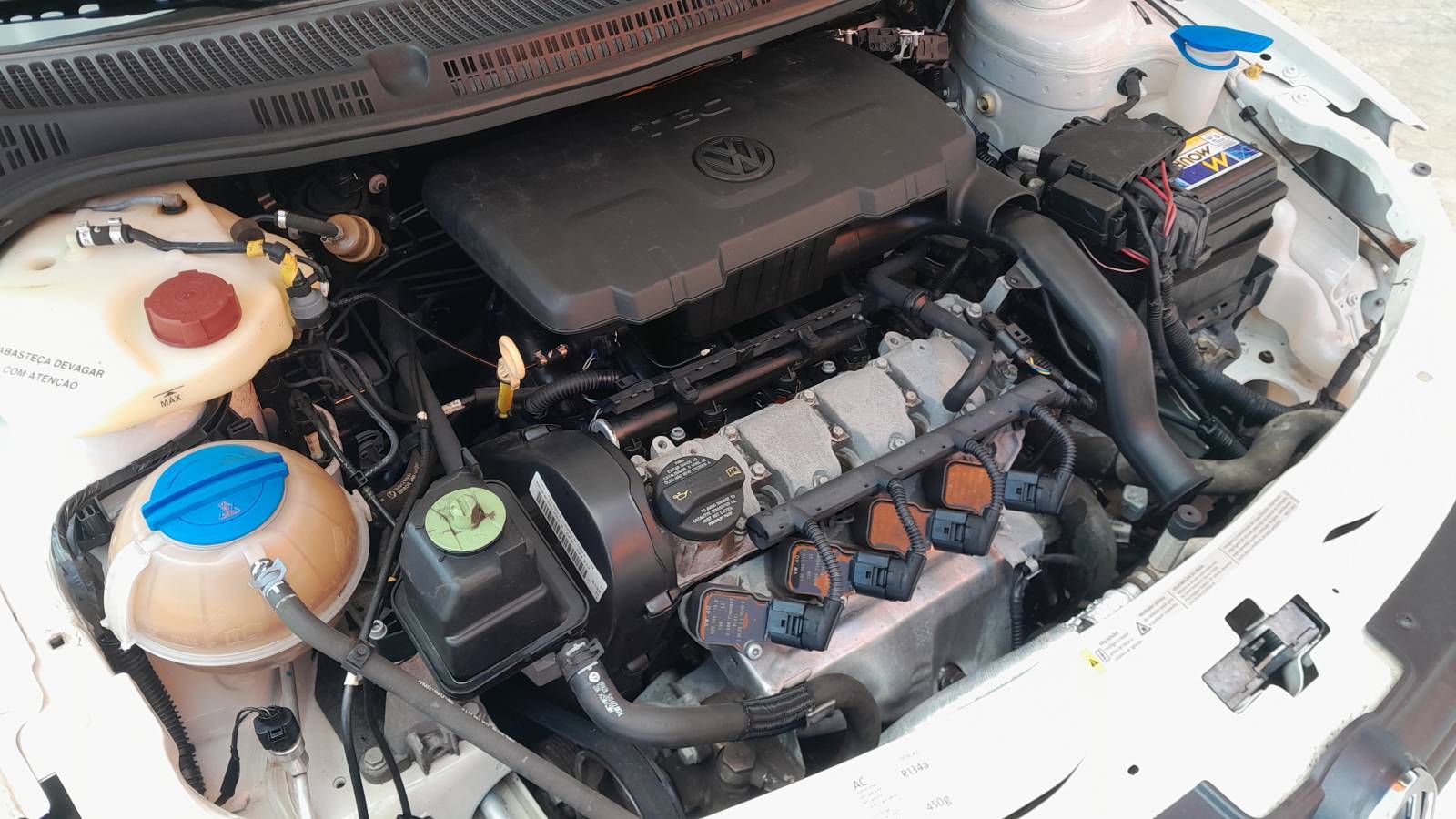 Motor -EA111 Volkswagen Gol Trend 1.0 Mi Flex 8v 15/16  - MRX Auto Peças 
