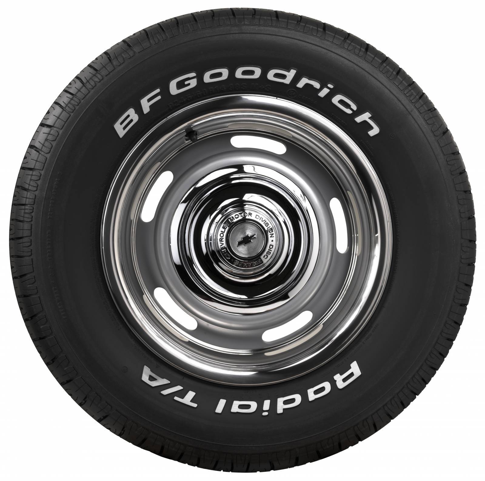 Pneu para Carros Clássicos - 205/70-14 - BF Goodrich T/A RWL