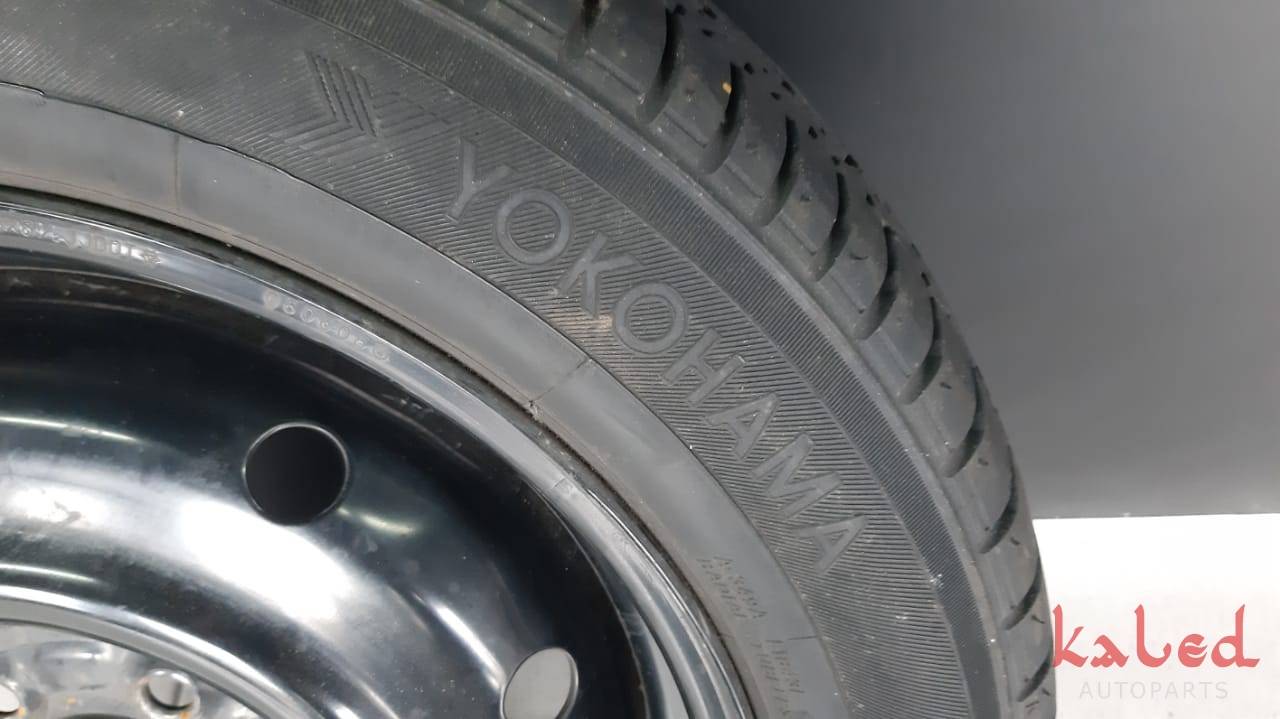 Roda estepe Subaru Impreza  aro 16 pneu semi novo Yokohama - Kaled Auto Parts