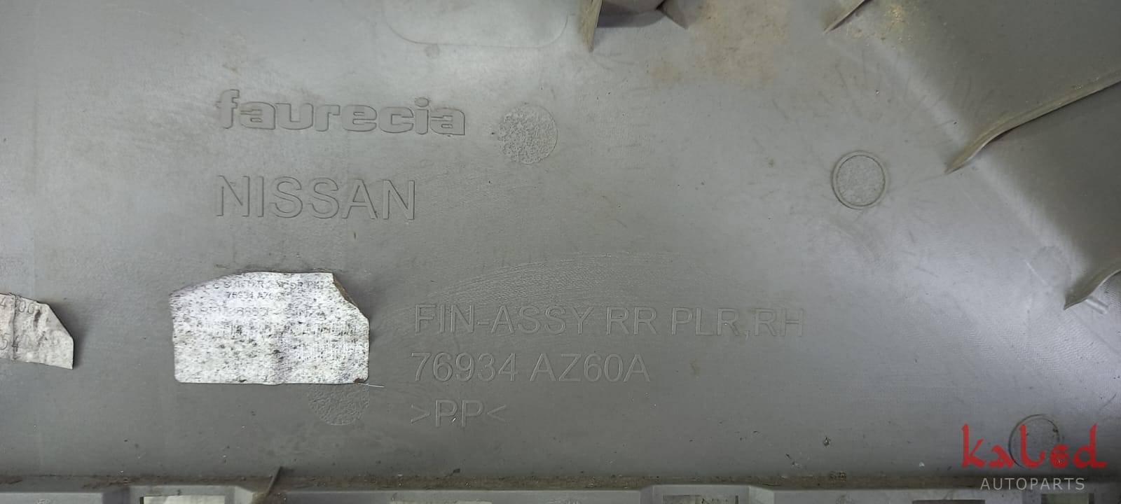 Moldura Vidro Fixo Traseira Direita Nissan Livina 2010-2014  - Kaled Auto Parts