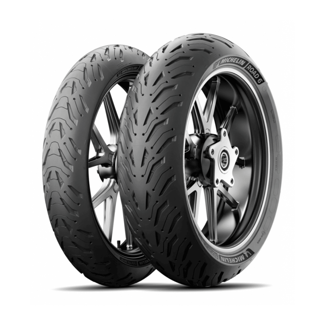 ミシュラン　ロード6 　120/70ZR17 180/55ZR17 Combo de Pneus Michelin Road 6 120/70-ZR17 + 180/55-ZR17 - BARATA