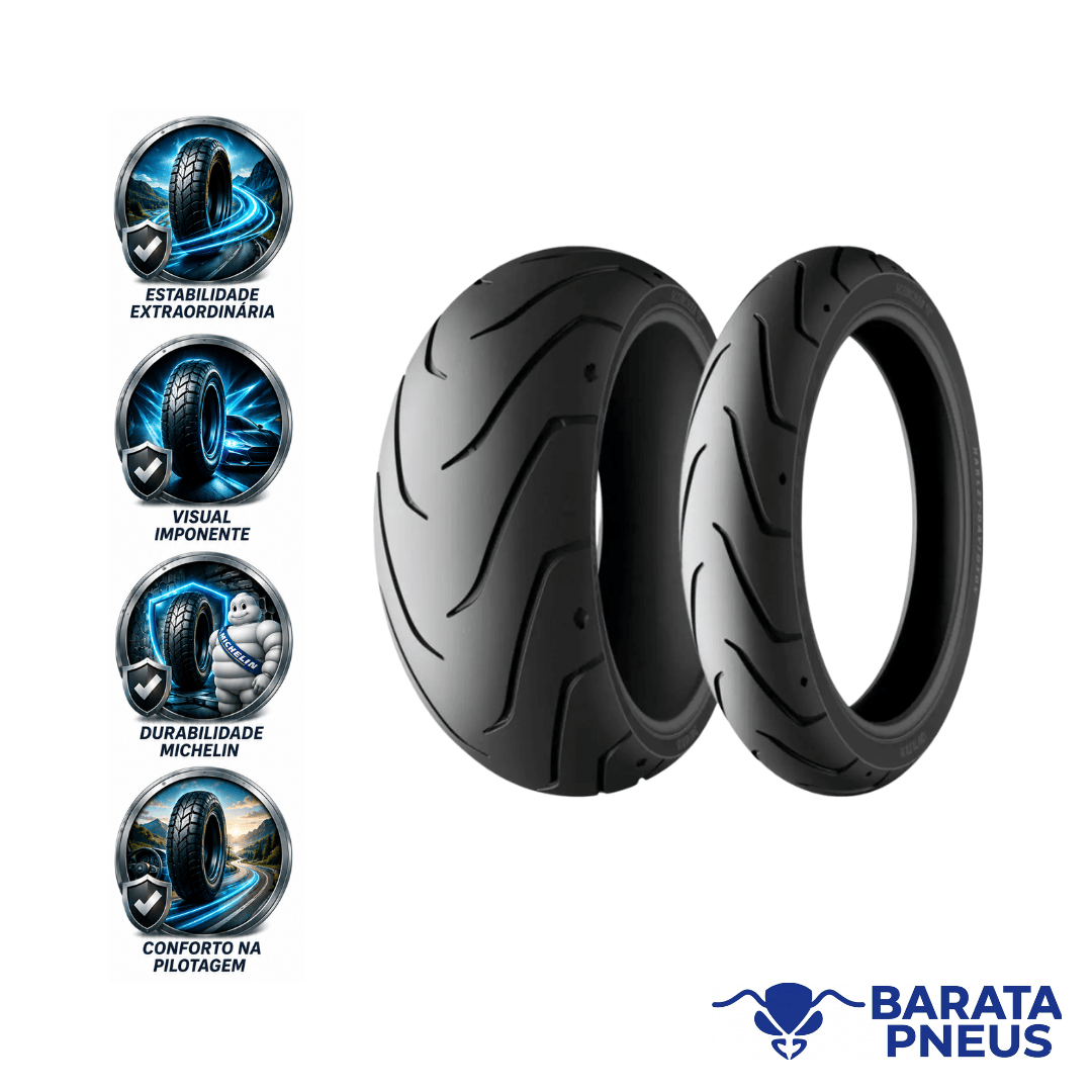 Combo de Pneus Michelin Scorcher 11 160/60-R18 + 240/40-R18