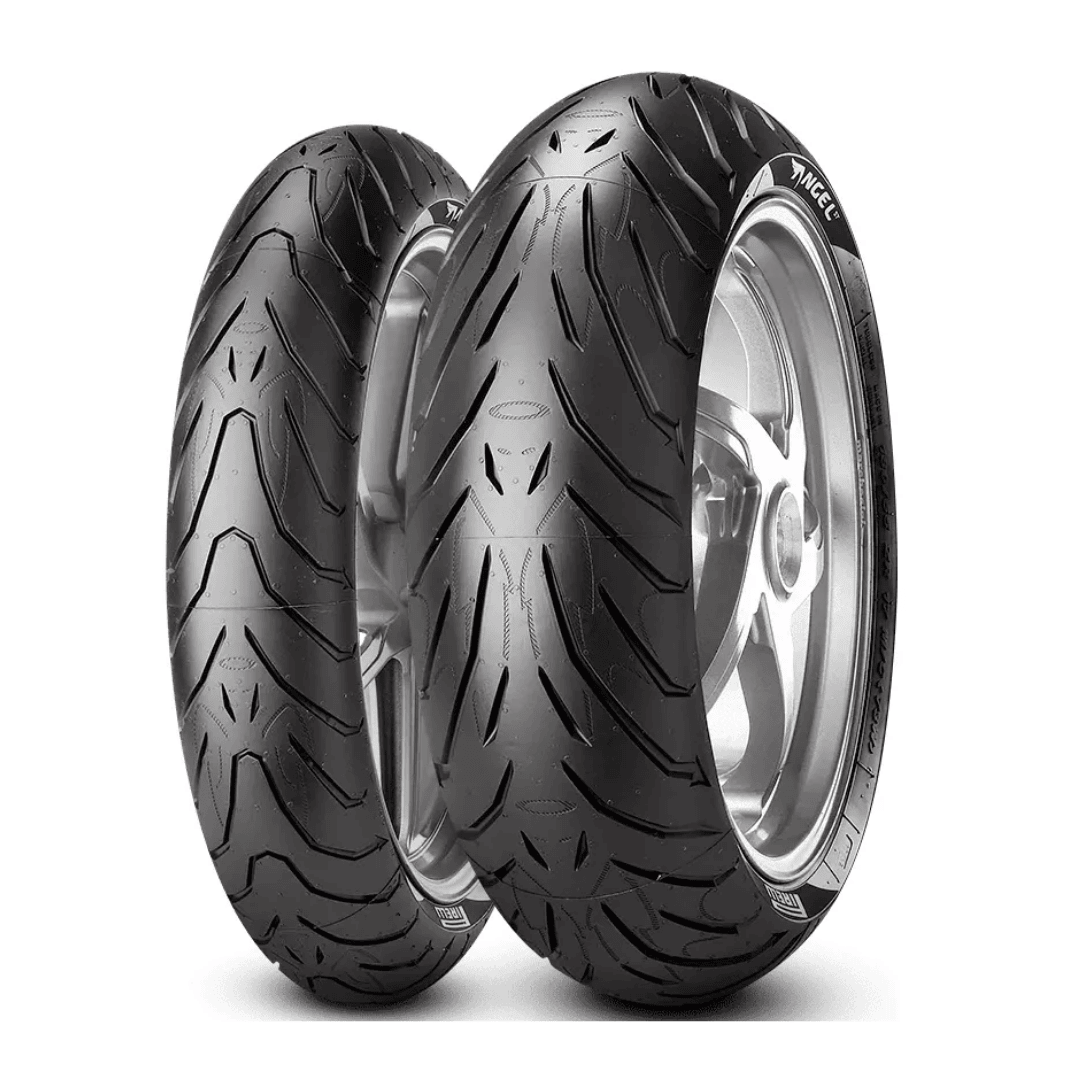 Combo de Pneus Pirelli Angel ST 120/70-17 e 160/60-17 (CB500