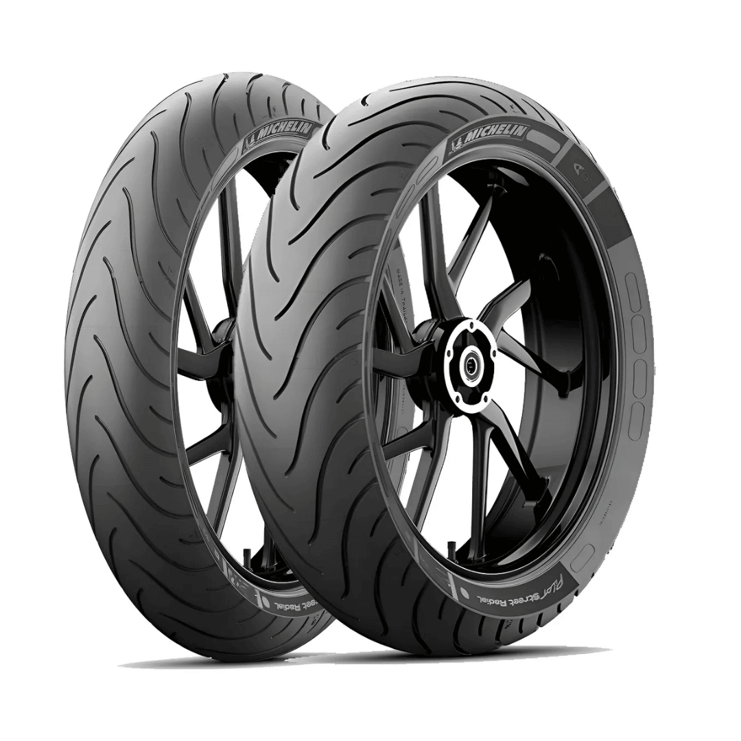 パーツ MICHELIN PILOTSTREET110/70R17 150/60ZR17 Combo de Pneus Michelin Pilot Street Radial 110/70-R17 e 150