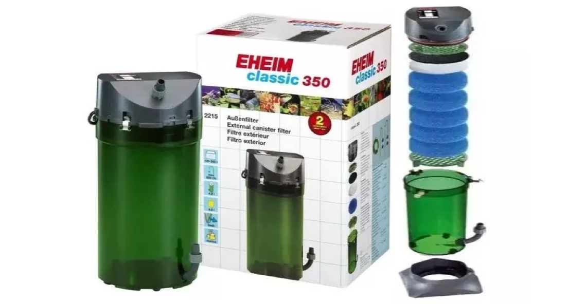 EHEIM Classic 3 フィルター2073 Eheim Canister Classic 350 620l/h Até 350 Litros - Aquamazing Fish