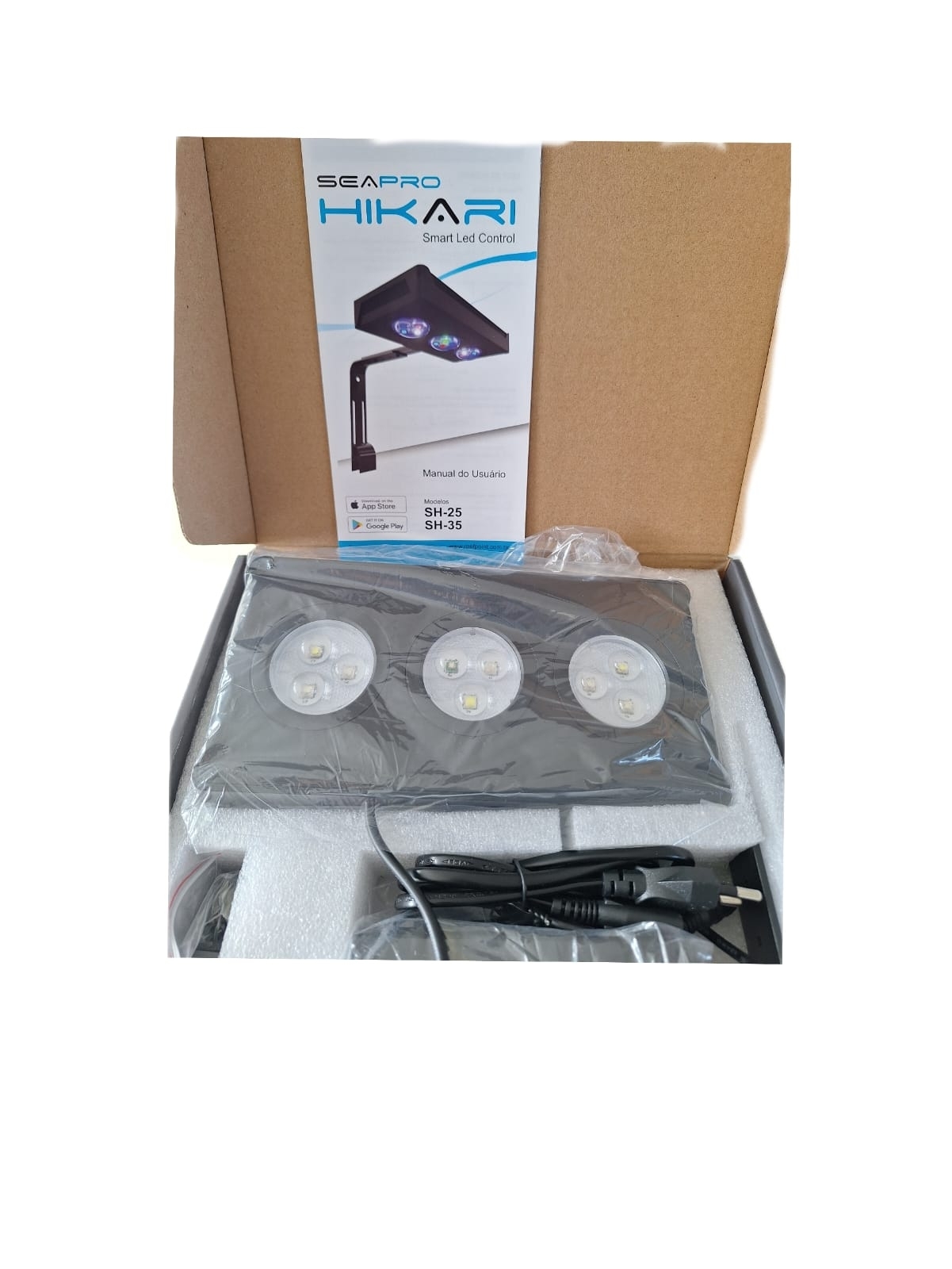 Luminária Led Hikari Sh-25 Marine Wifi - Aquamazing Fish Store