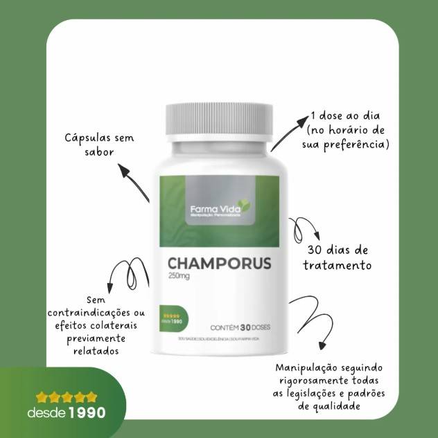 Champorus 250mg - 30 Doses