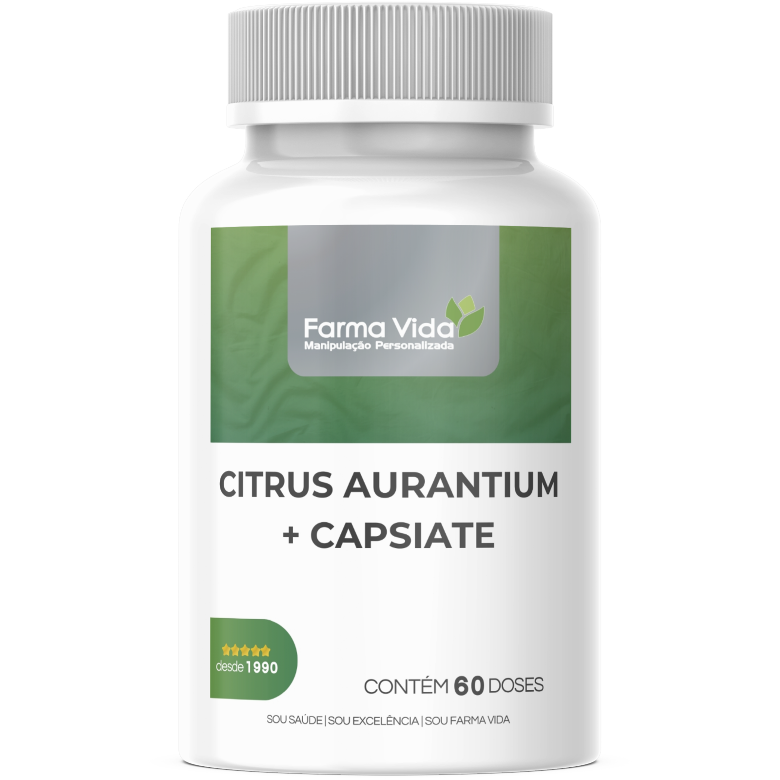 Citrus Aurantium + Capsiate - 60 Doses