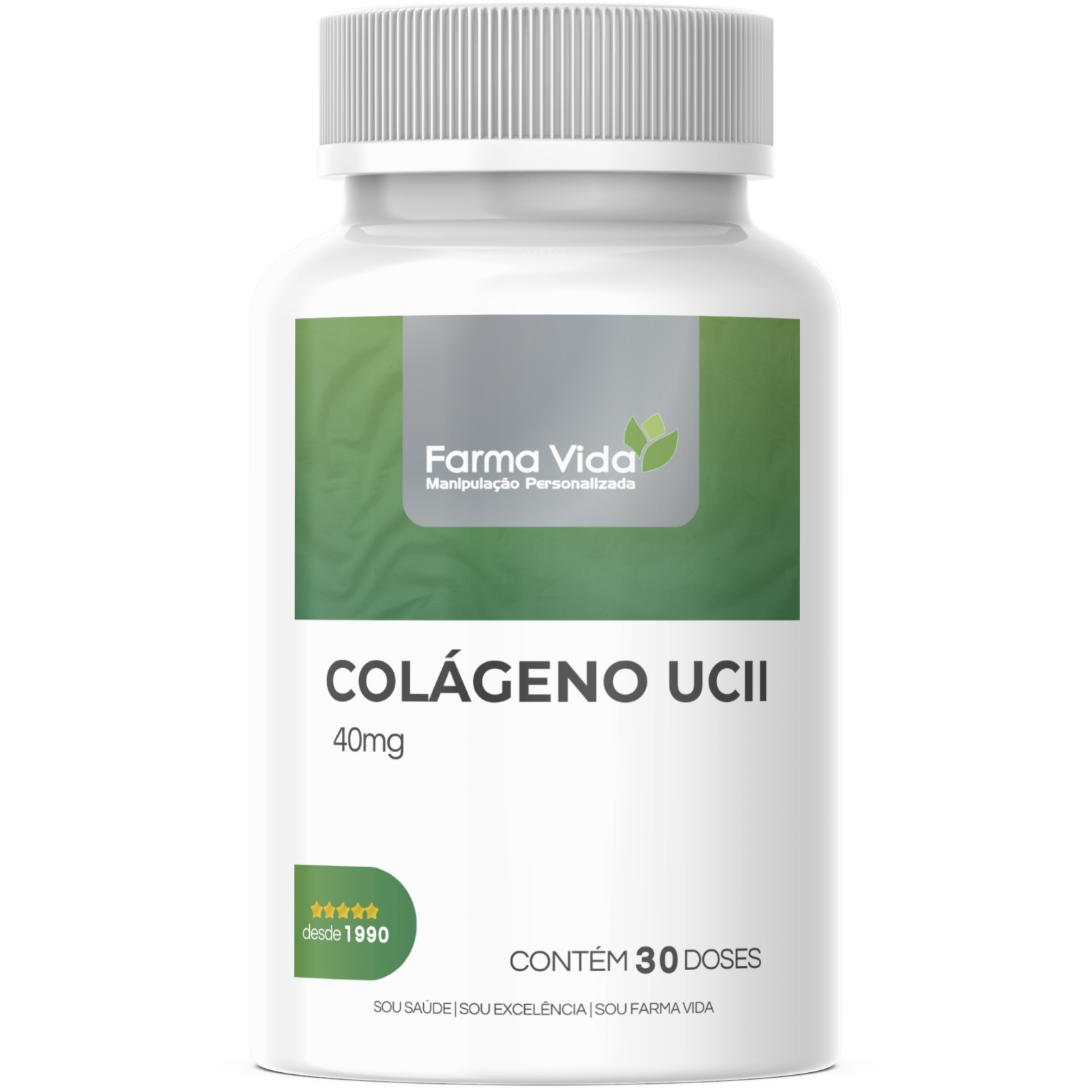 Colágeno UCII 40mg - 30 Doses