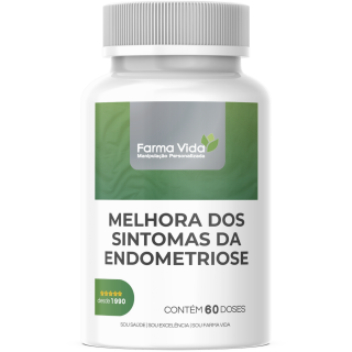 Melhora dos Sintomas da Endometriose - 60 Doses