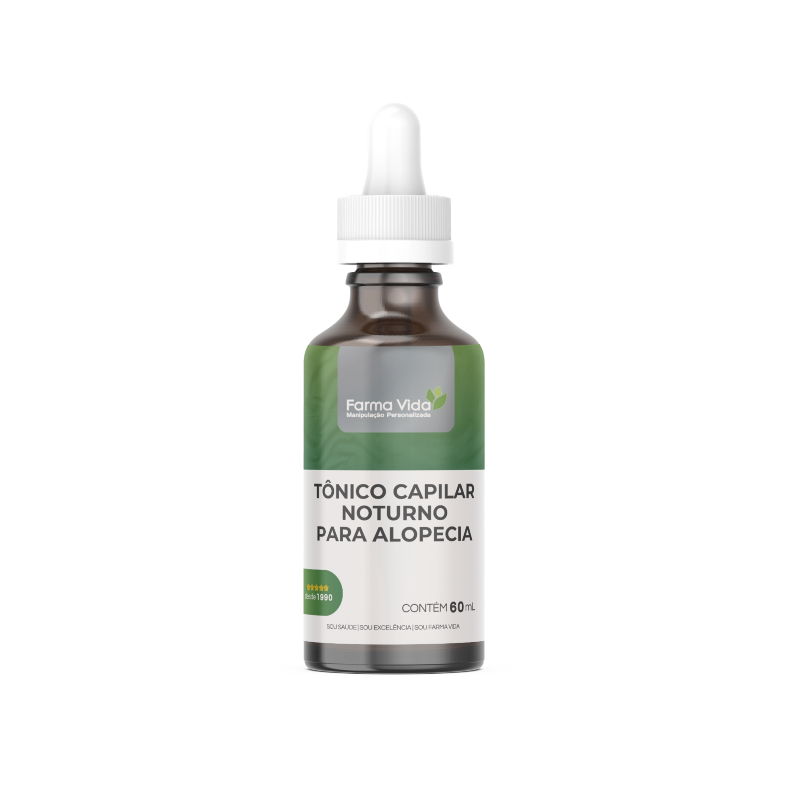 Tônico Capilar Noturno para Alopecia - 60mL