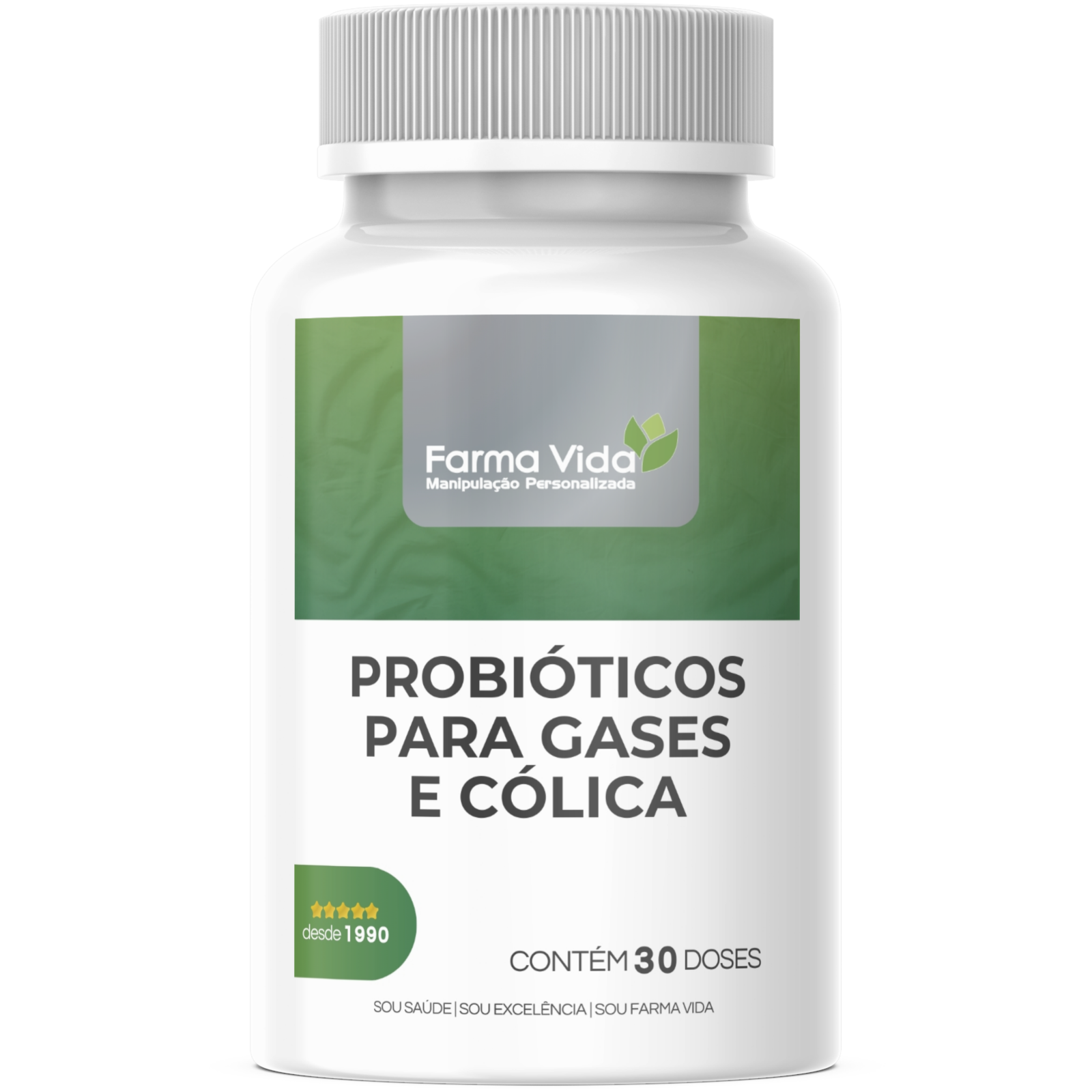 Probióticos para Gases e Cólicas - 30 Doses