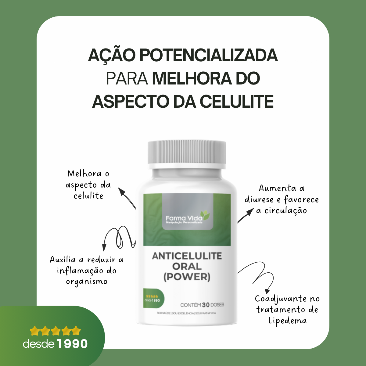Anticelulite Oral (Power) - 30 Doses