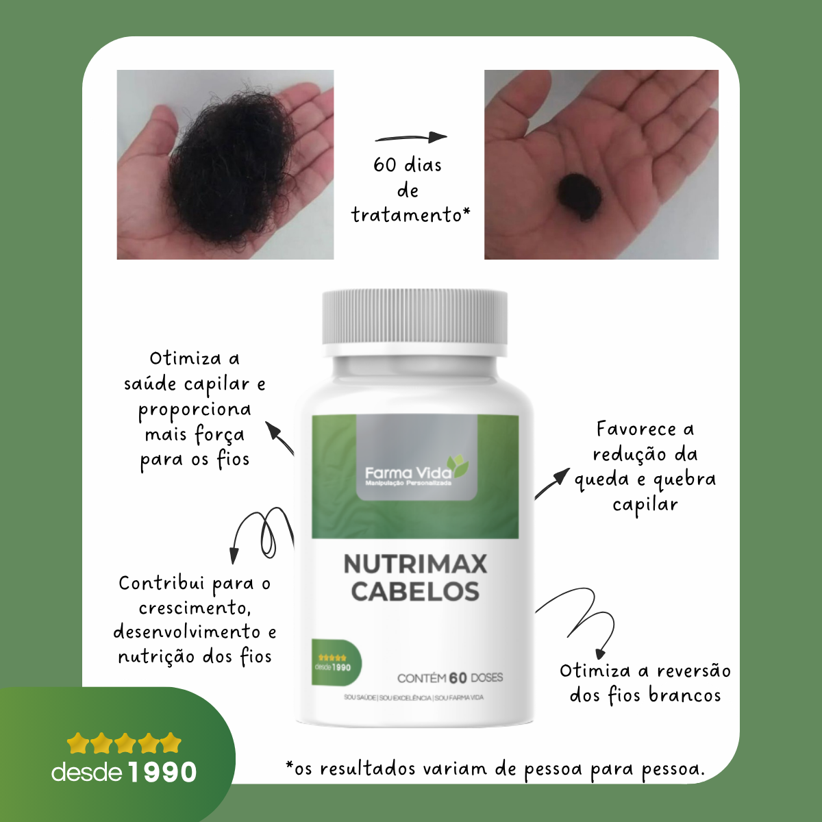 Nutrimax Cabelos - 60 Doses
