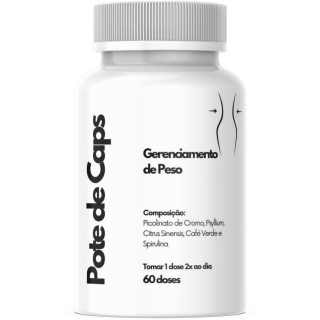 Gerenciamento de Peso (Pote de Caps) - 60 Doses